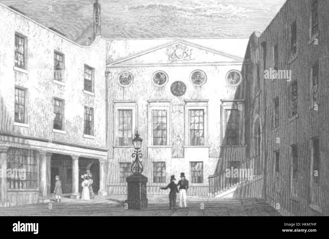 L'Apothecaries' Hall è un edificio storico associato alla professione medica, in particolare alla farmacia. Questa sala era un tempo il luogo di incontro della Worshipful Society of Apothecaries, che regolava la pratica della farmacia in Inghilterra, giocando un ruolo significativo nella storia medica durante il XVII e XVIII secolo. Foto Stock