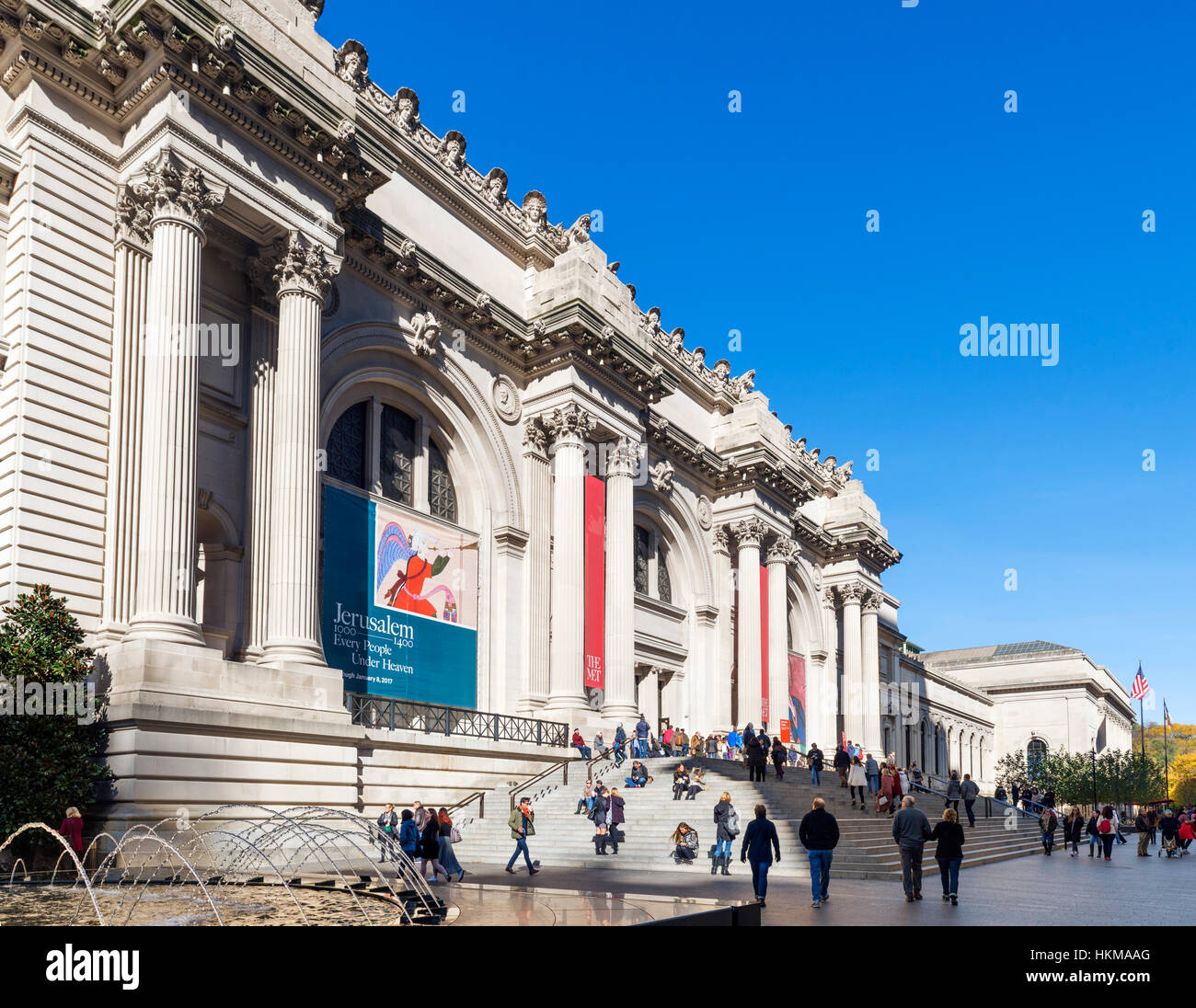 Metropolitan Museum of Art di New York. Il Metropolitan Museum of Art, la Fifth Avenue, Manhattan, New York City, NY, STATI UNITI D'AMERICA Foto Stock