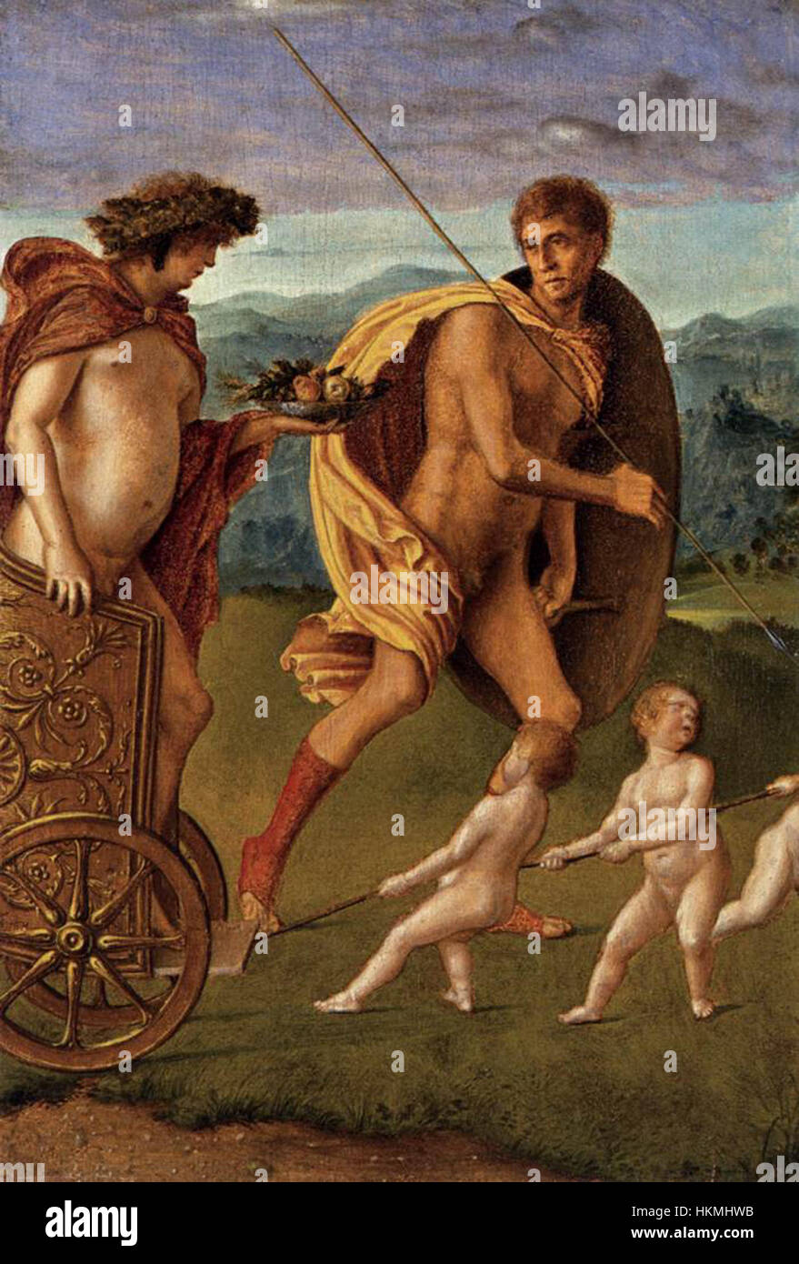 Giovanni Bellini, quattro allegorie, perseveranza Foto Stock