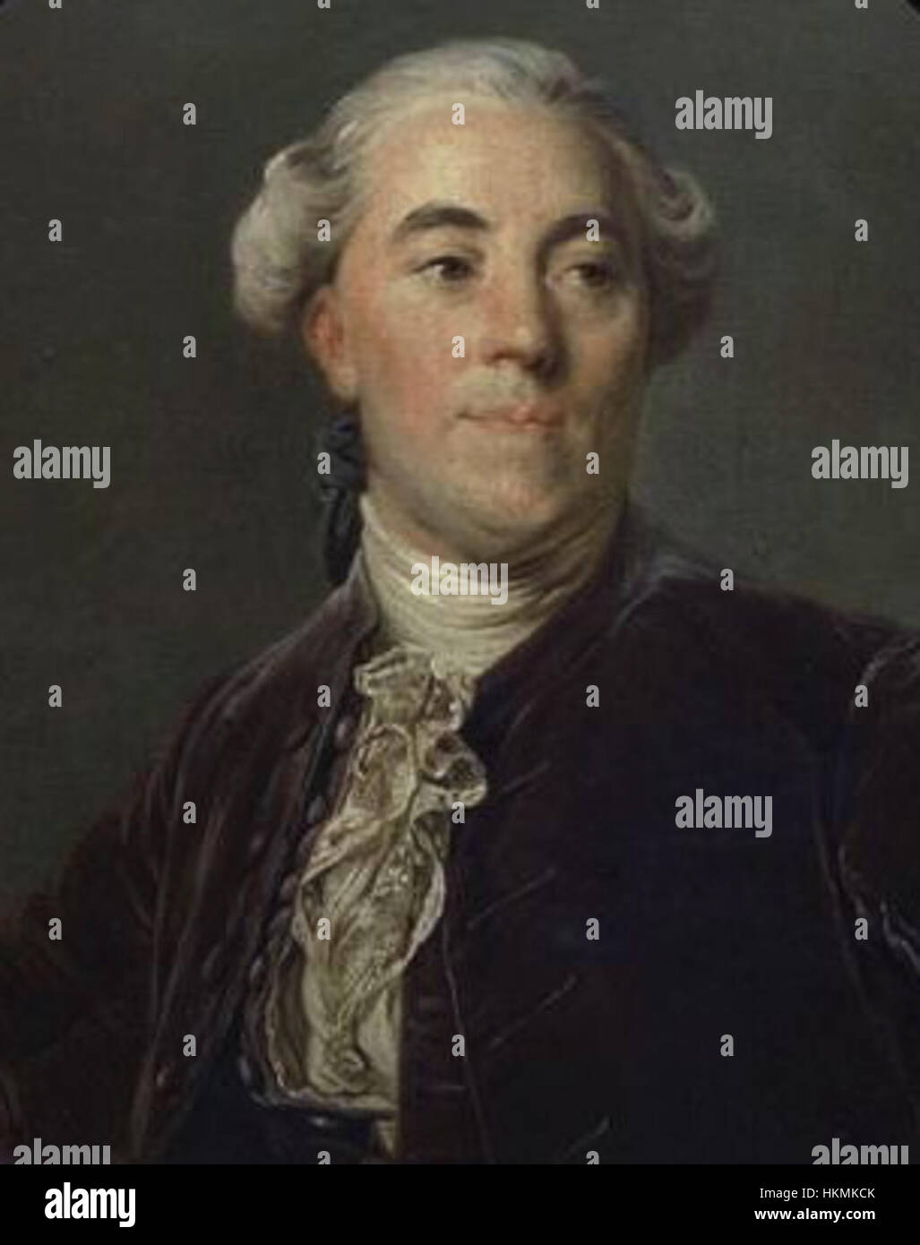 Il ritratto di Jacques Necker, dipinto da Francesco Gérard Duplessis, cattura il finanziere e statista francese durante la fine del XVIII secolo. Necker giocò un ruolo fondamentale nell'amministrazione finanziaria della Francia prima della Rivoluzione francese. Foto Stock