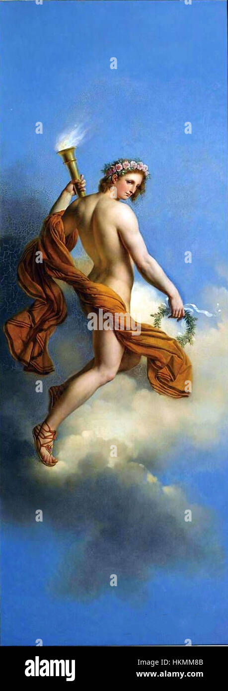 Apollo da Anne-Louis Girodet-Trioson Foto Stock