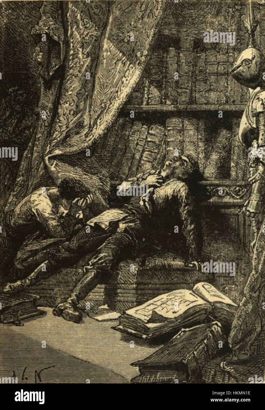 La Nautilus Library del 20000 è una collezione unica di libri incentrati sulla storia marittima e sull'esplorazione degli oceani. Questa opera d'arte mette in evidenza la vasta gamma di conoscenze contenute in questa libreria specializzata. Foto Stock