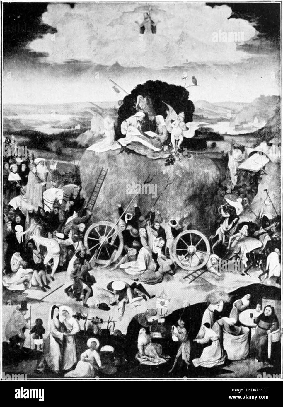 "Dopo Jheronimus Bosch 018 pannello centrale 02" è una riproduzione del dettagliato dipinto di Bosch del XVI secolo. Presenta gli elementi fantastici e surreali per i quali Bosch è conosciuta, raffigurando temi religiosi con immagini e simbolismo complessi. Foto Stock "Dopo Jheronimus Bosch 018 pannello centrale 02" è una riproduzione del dettagliato dipinto di Bosch del XVI secolo. Presenta gli elementi fantastici e surreali per i quali Bosch è conosciuta, raffigurando temi religiosi con immagini e simbolismo complessi. Foto Stock