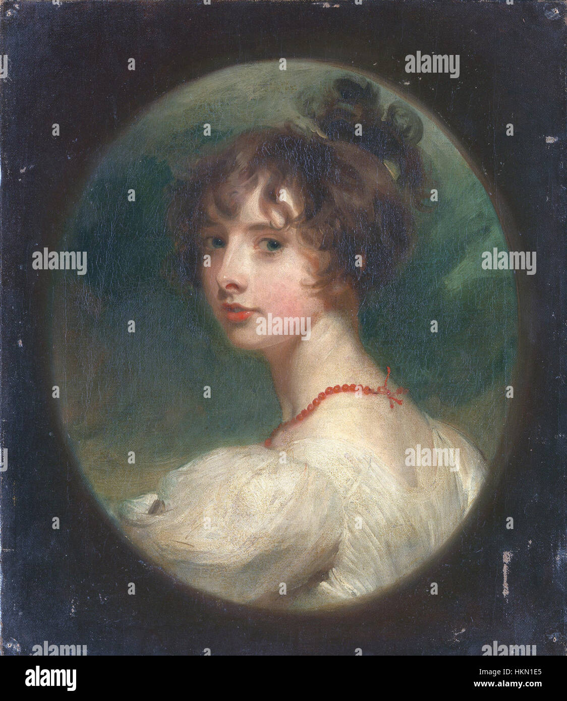 Sir Thomas Lawrence Ritratto di Emily Maria Agnello, 1803. National Gallery di Londra Foto Stock