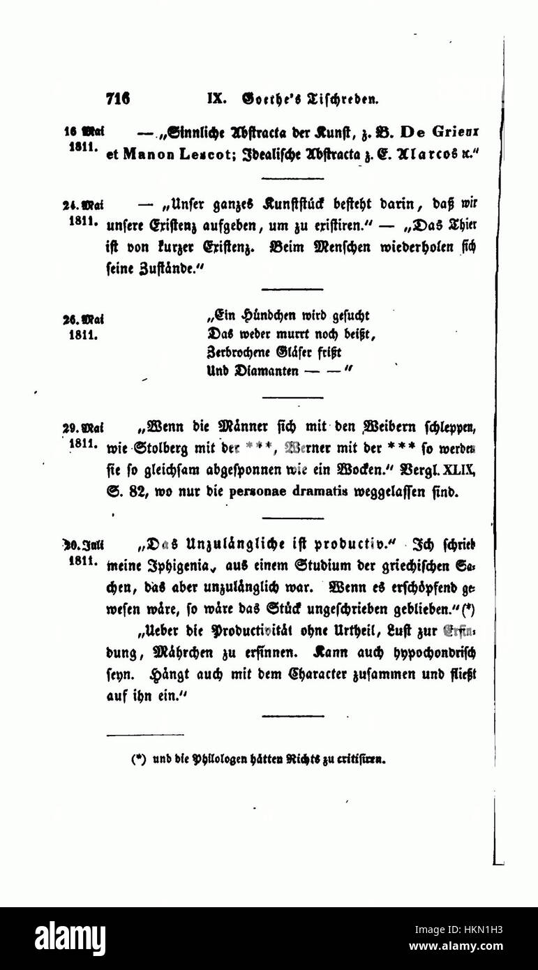 Un dipinto intitolato "Annonce", ispirato a Goethe, che mostra un legame storico e letterario attraverso la rappresentazione artistica. L'opera d'arte riflette il romanticismo del XIX secolo e le tecniche pittoriche classiche. Foto Stock