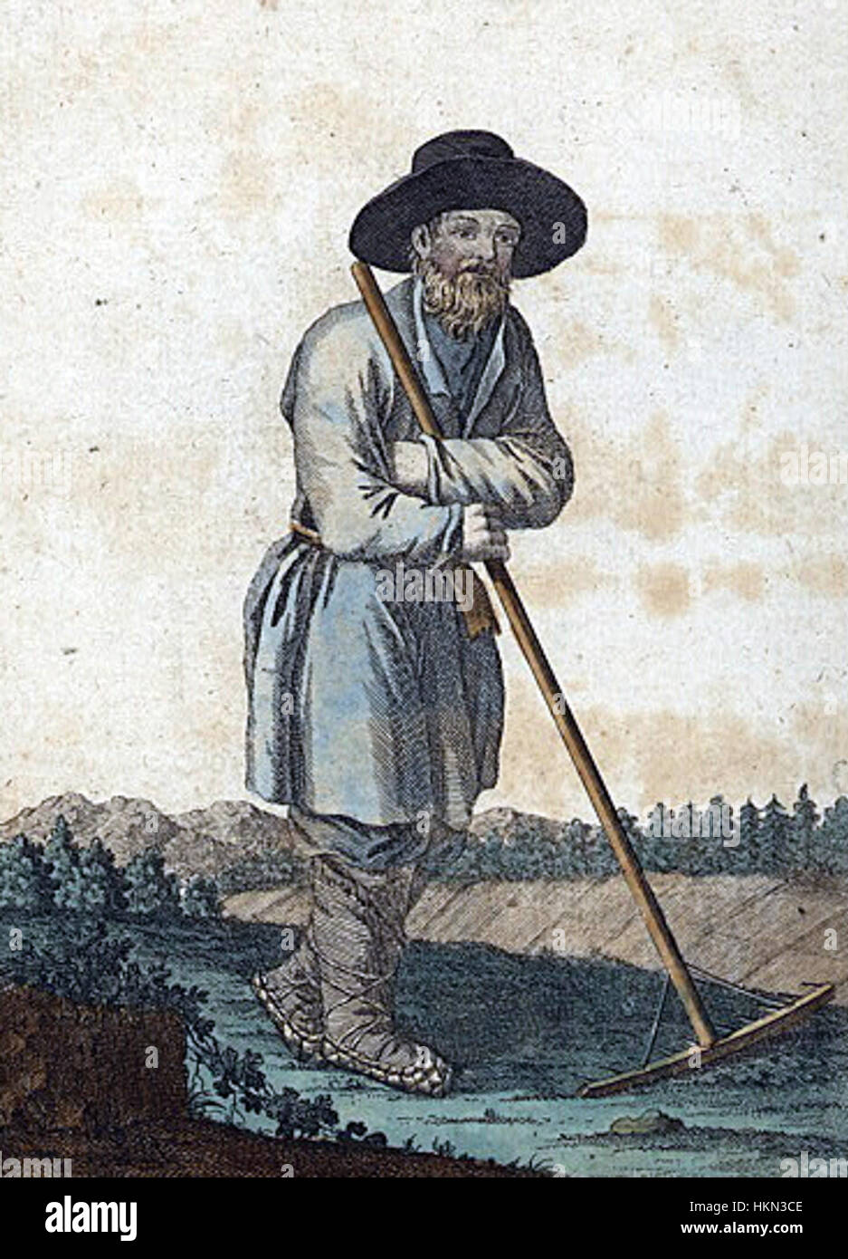 Questo lavoro descrive i vari popoli che vivono all'interno dello stato russo, descrivendo dettagliatamente le loro culture, tradizioni e distinzioni regionali, riflettendo la diversità dell'Impero russo. Foto Stock