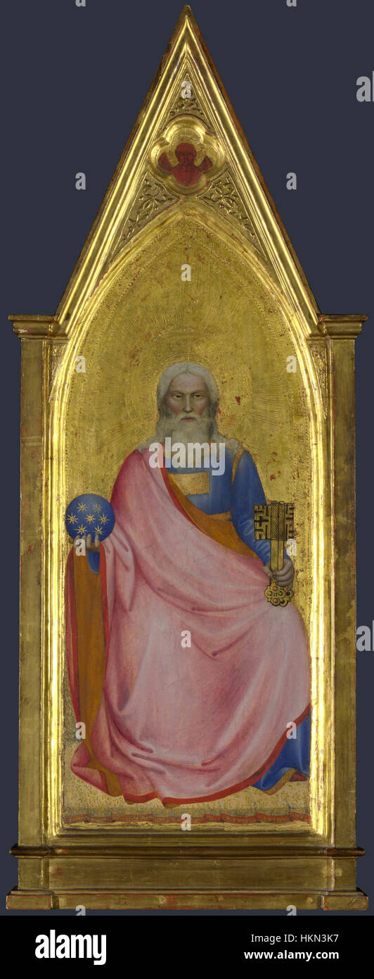 1 Cristo dell'Apocalisse, 1365-1369 Londra, National Gallery Foto Stock