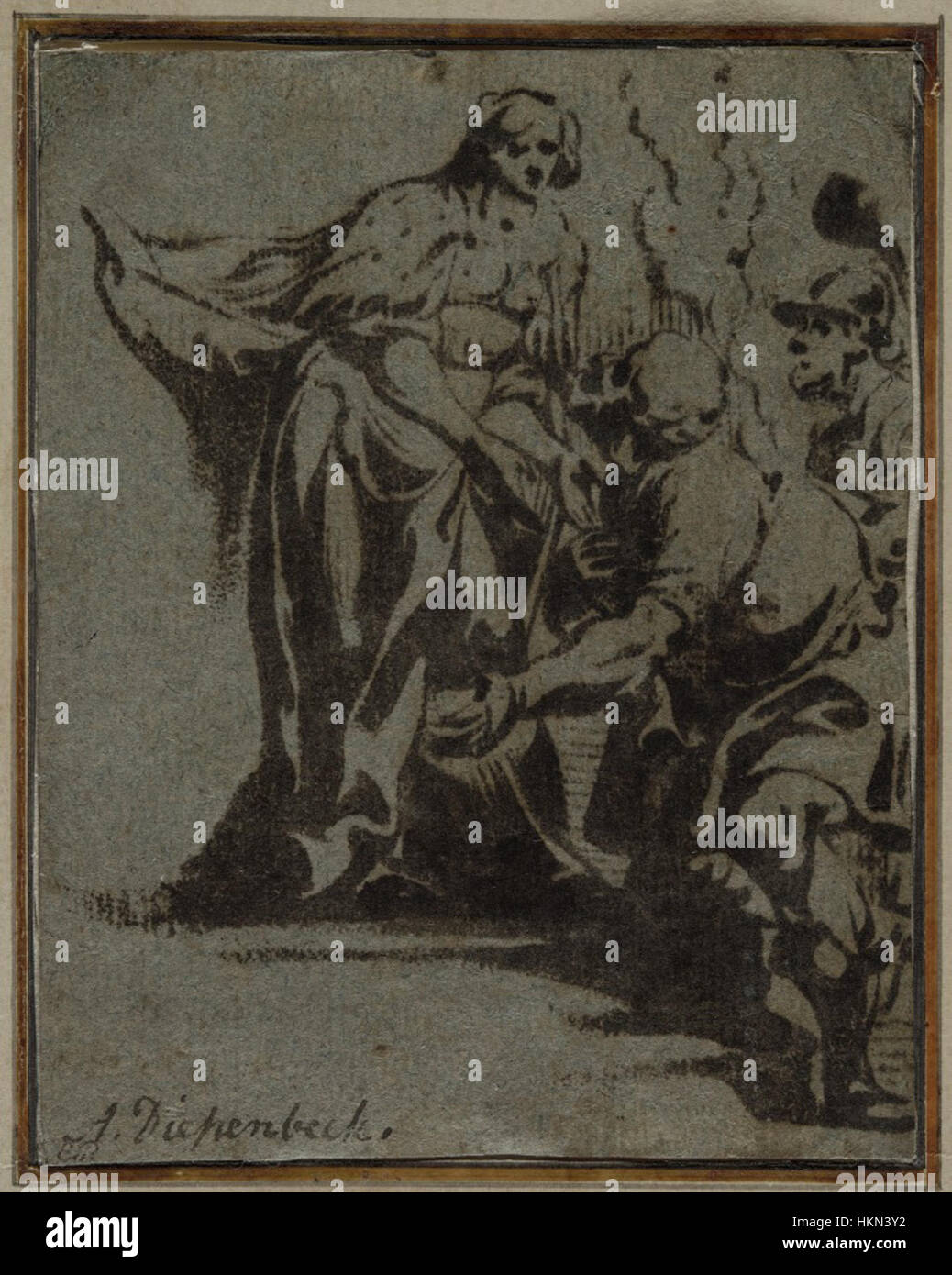 Antoon Sallaert, Abraham van Diepenbeeck (dopo) - una scena dalla mitologia classica Foto Stock