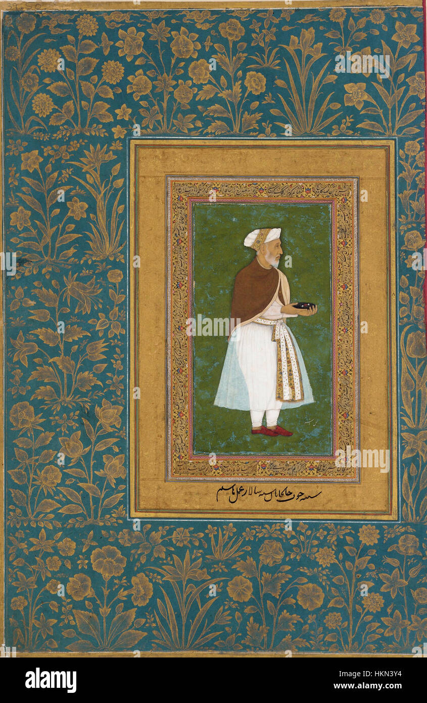 6 Hashim. Abd ar-Rahim Khan Khanan ca. 1626 più liberi e Sackler Gallery of Art di Washington DC Foto Stock