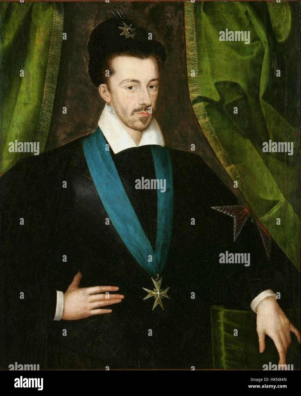 Quesnel Enrico III di Francia in polacco hat Foto Stock