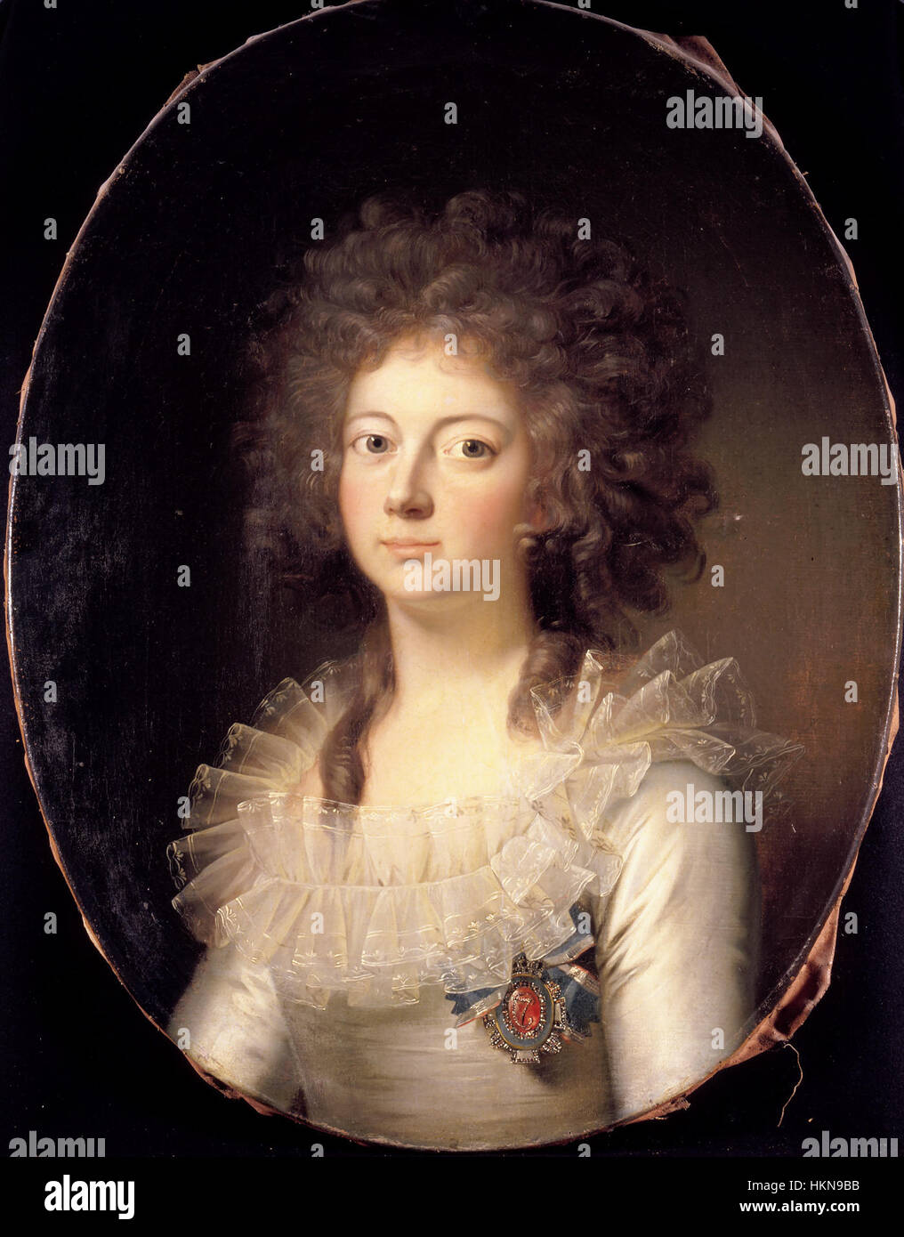 L'opera intitolata "Mariasophiehessenkasseldenmark" esemplifica l'intricata bellezza dell'arte storica. Attraverso la pittura ad olio, lo schizzo e il disegno, questo pezzo incarna l'estetica vintage del suo tempo. E' altamente considerato nelle gallerie e nei musei come un capolavoro di belle arti. Foto Stock