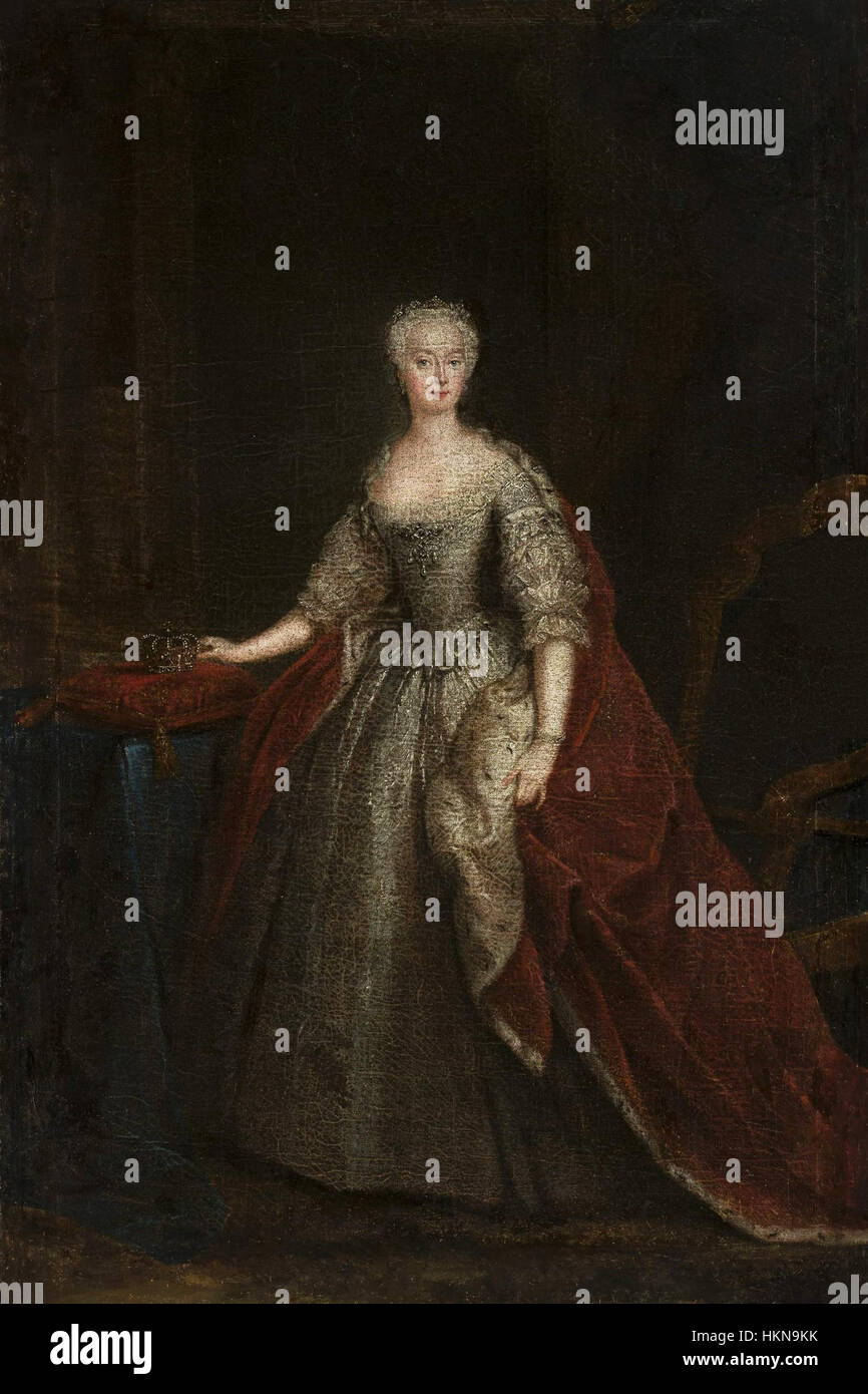 Hogarth Principessa Augusta di Sax-Gotha Foto Stock