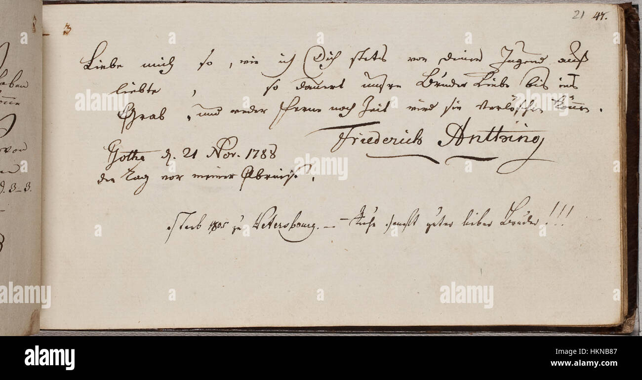 *AnthingAlbumF* è un'opera d'arte che raffigura la tradizione di *alba amicorum*, un album di amicizia popolare nell'Europa del XVII e XVIII secolo. Il dipinto illustra il concetto di un diario o di un libro di memoria dello studente utilizzato per la scrittura e lo scambio di opere d'arte. Foto Stock