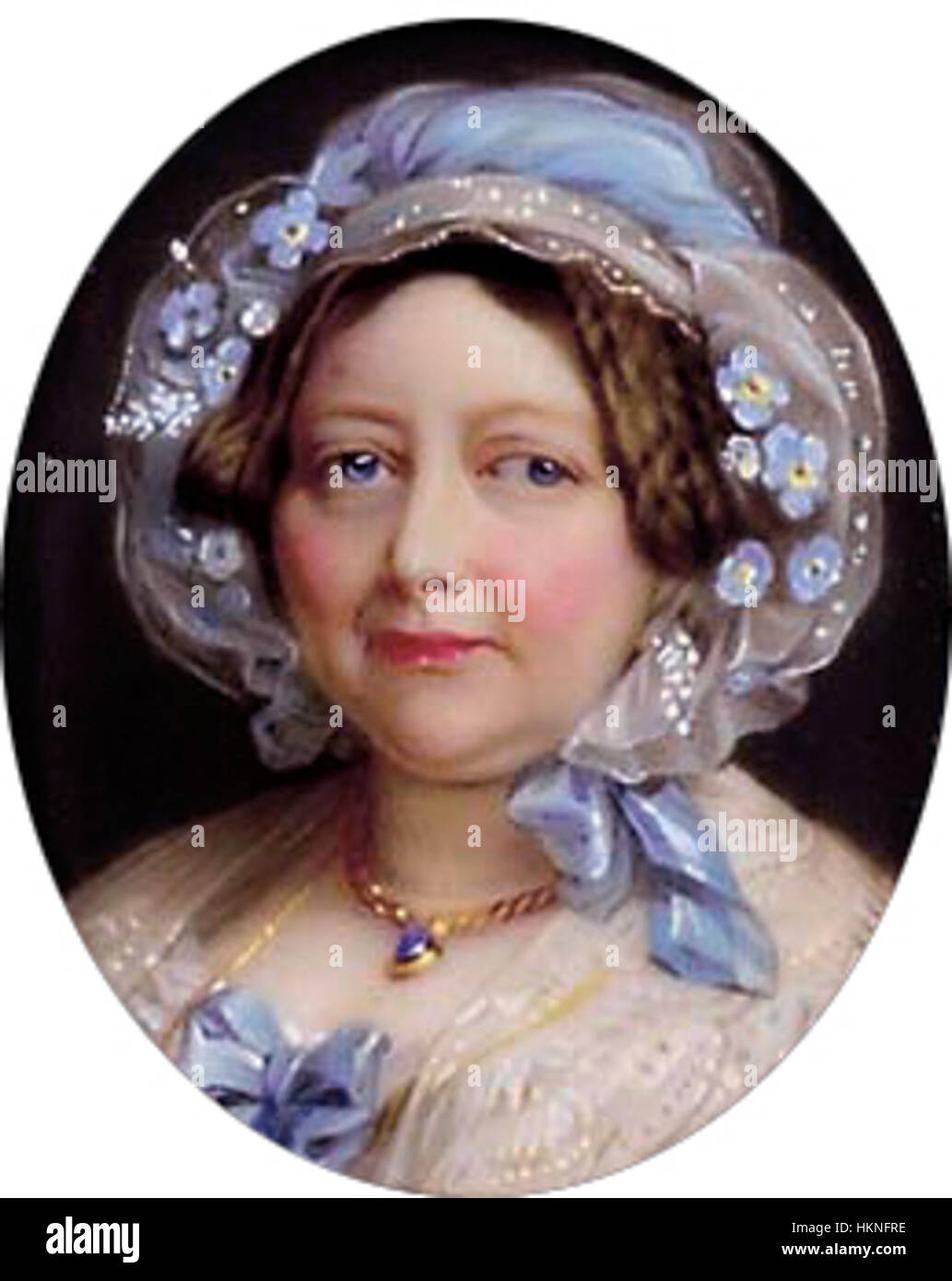 La principessa Augusta Sophia (1768-1840) da Henry Pierce osso Foto Stock