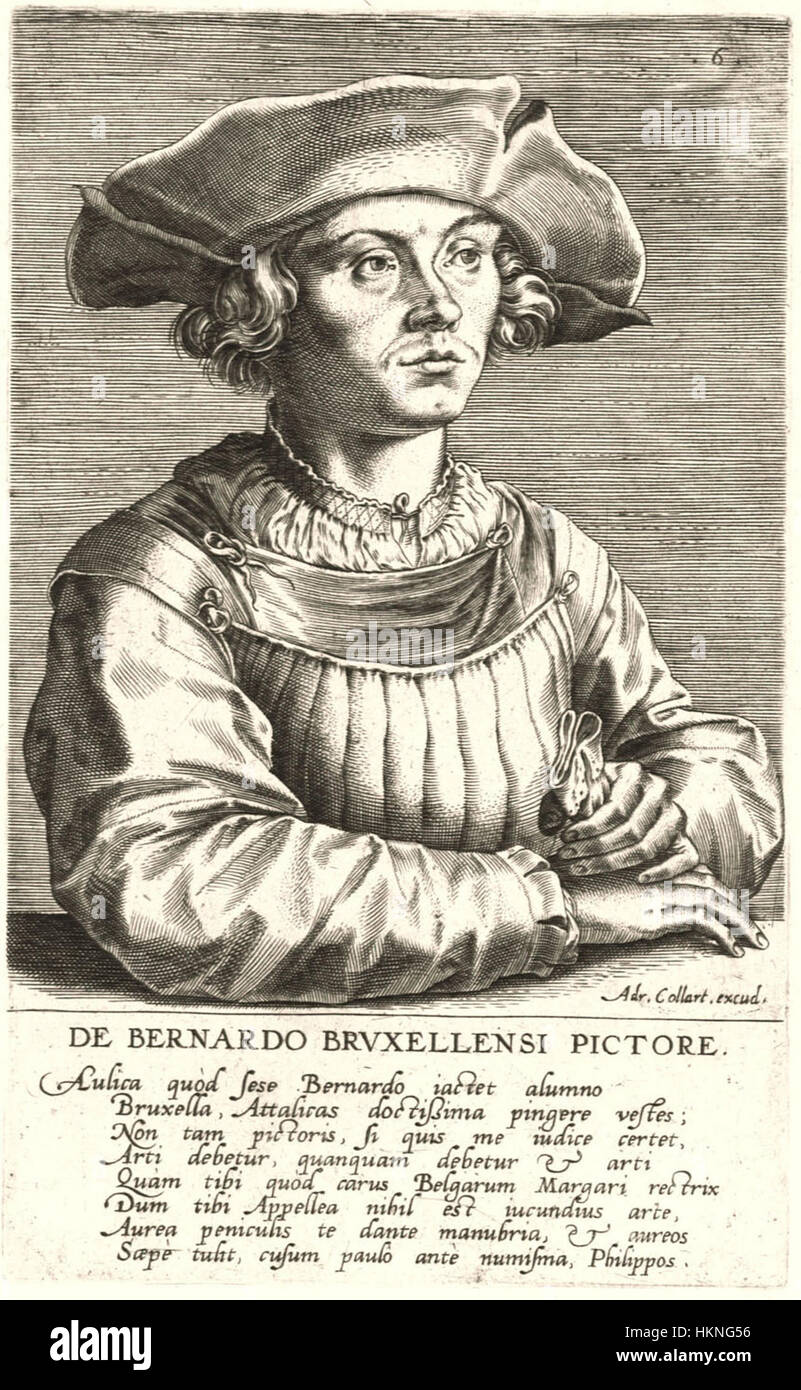Questa incisione, attribuita ad Adriaen Collaert dopo Bernard van Orley, risale al 1572. L'opera riflette lo stile rinascimentale fiammingo e presenta dettagli intricati tipici del periodo. Van Orley era noto per i suoi ritratti e le scene religiose, e questa stampa probabilmente segue temi simili, mostrando l'alto livello di artigianato e tradizione artistica dell'epoca. Foto Stock