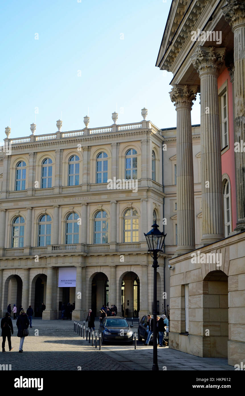 Il 'Palais Barberini" "Alter Markt" in Potsdam mostra Museo Foto Stock