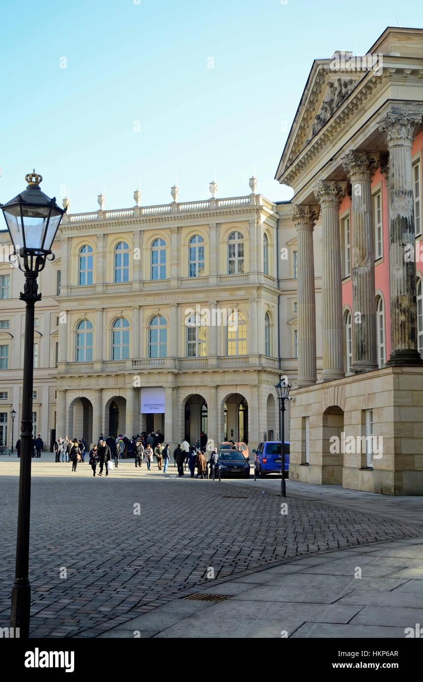 Il 'Palais Barberini" "Alter Markt" in Potsdam mostra Museo Foto Stock