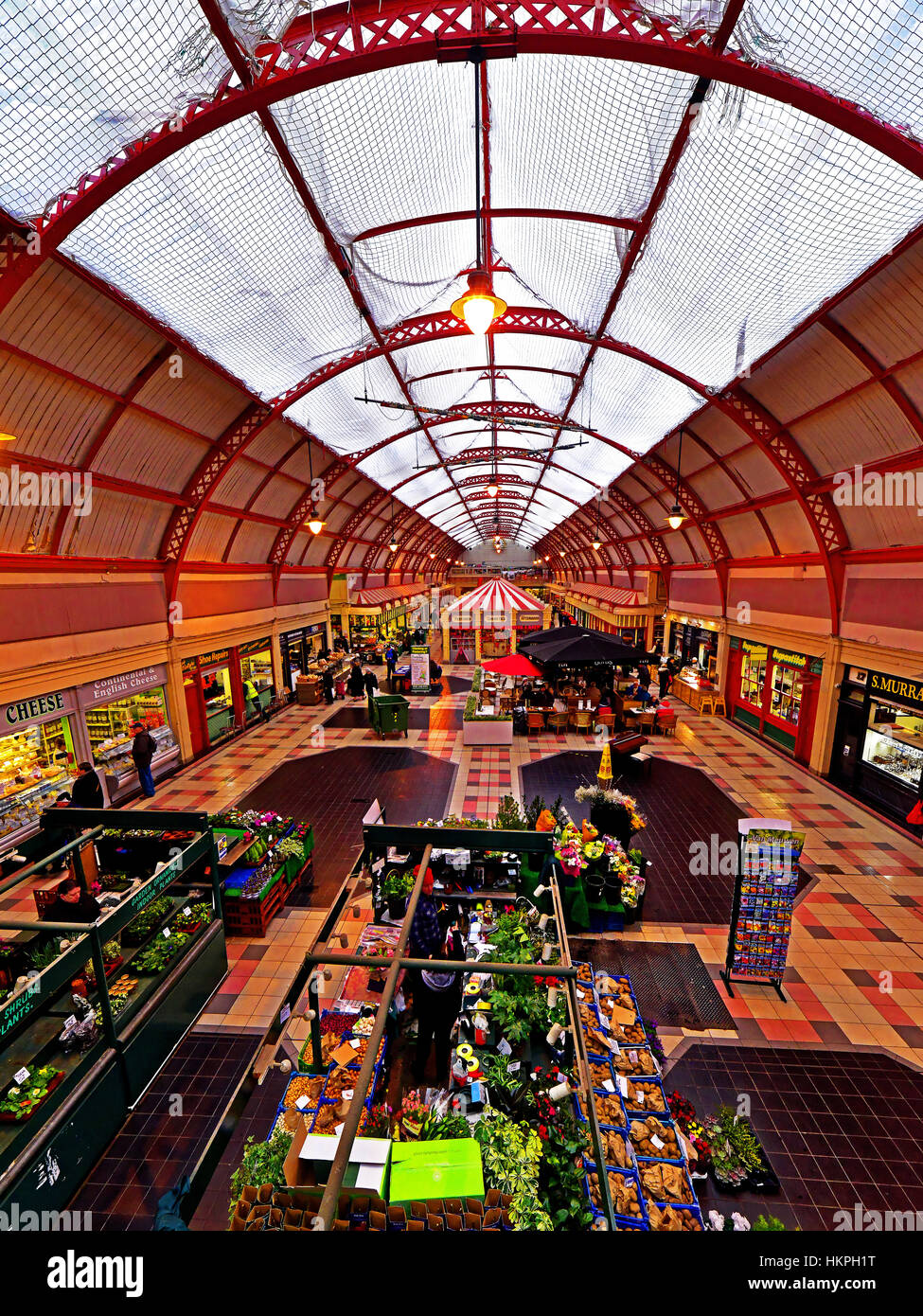 Newcastle Grainger Market Foto Stock