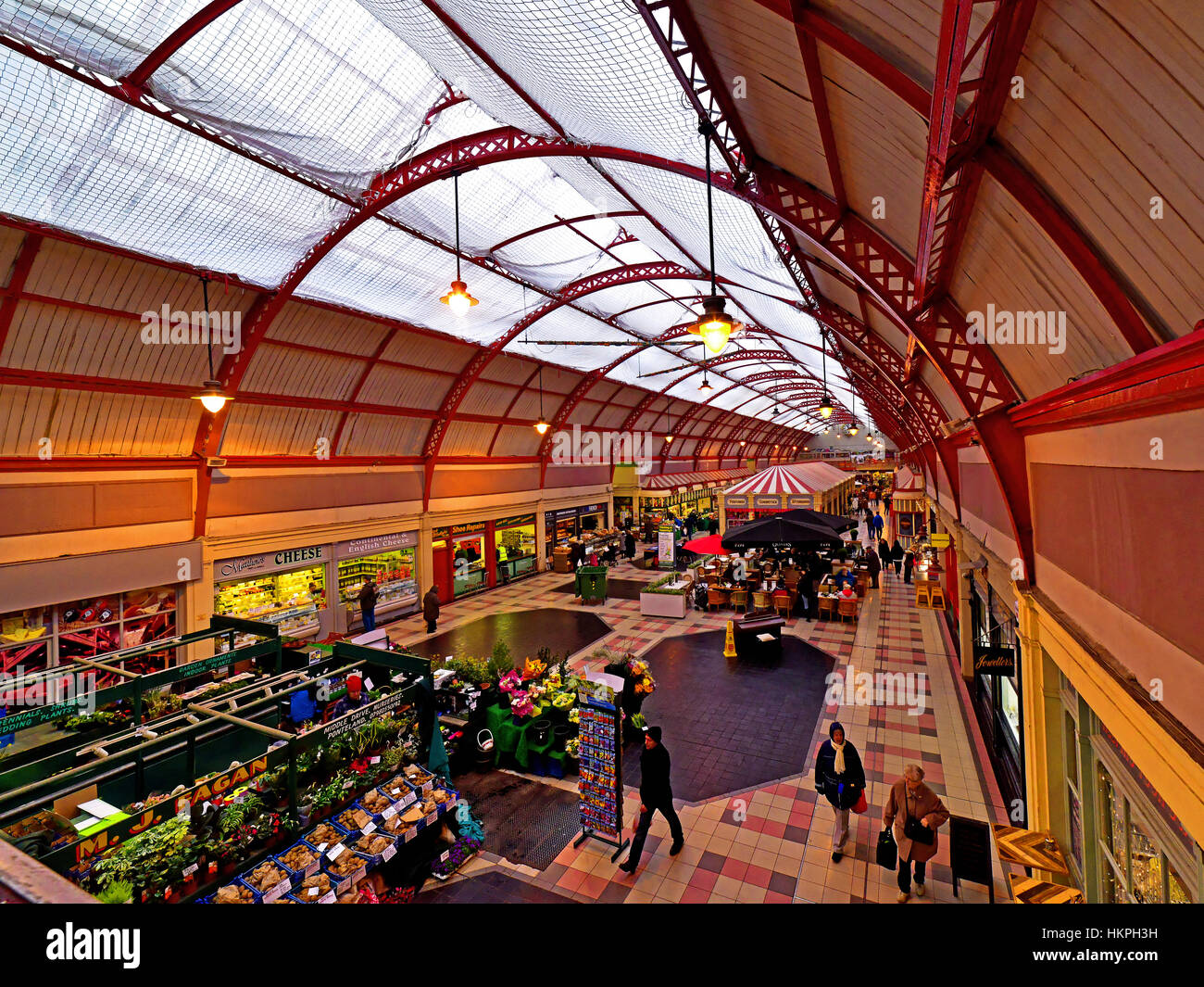 Newcastle Grainger Market Foto Stock