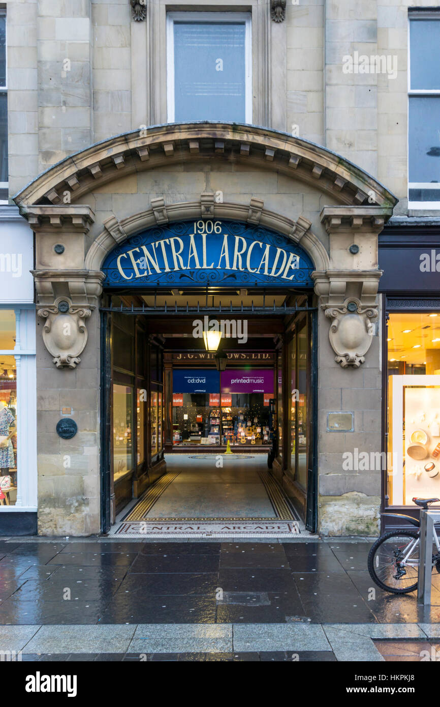 Arcata centrale di Newcastle Upon Tyne. Foto Stock