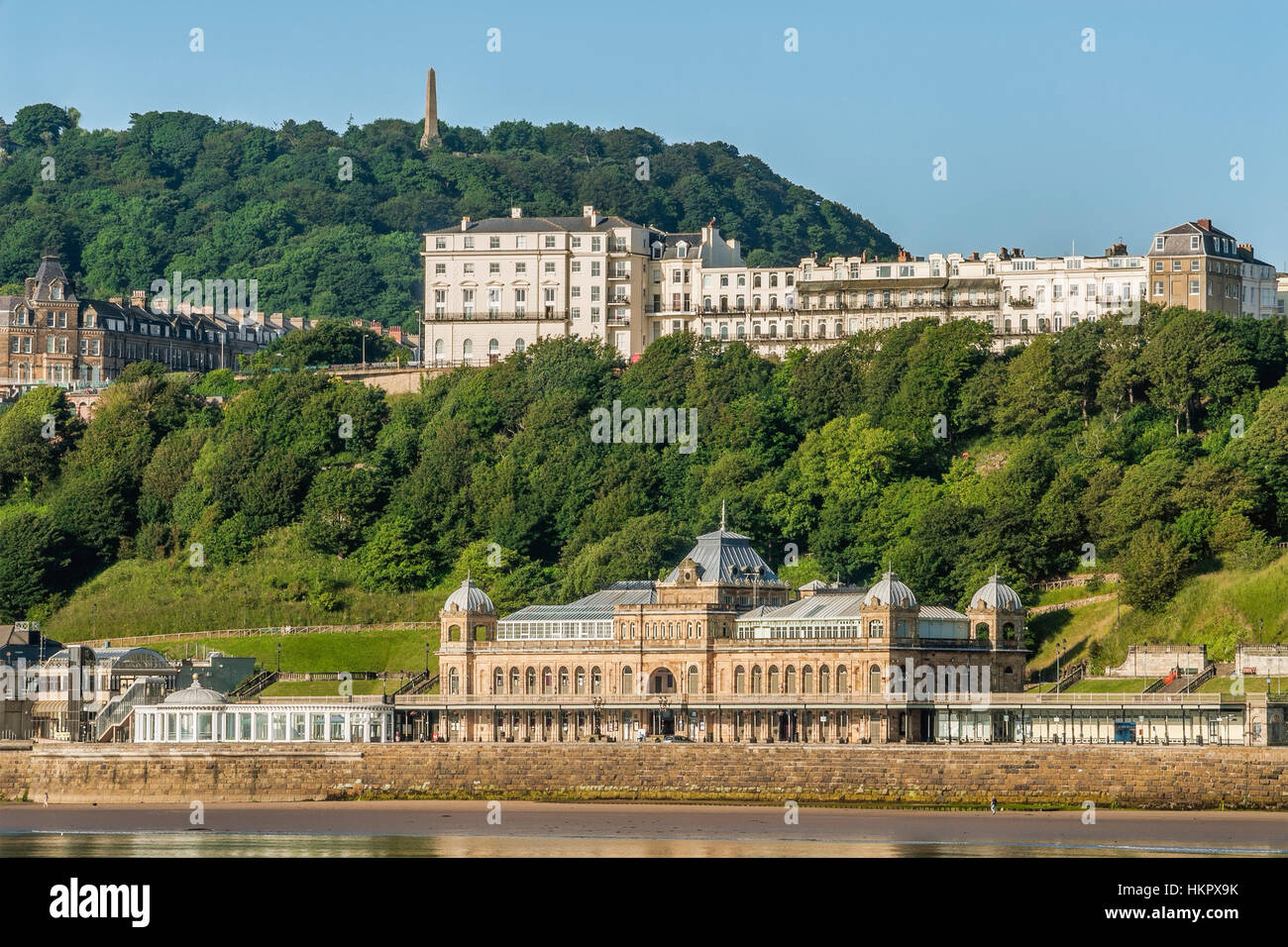 'L'Spa', Scarborough ufficialmente noto come Scarborough complesso Spa si trova a Scarborough della South Bay, Inghilterra Foto Stock