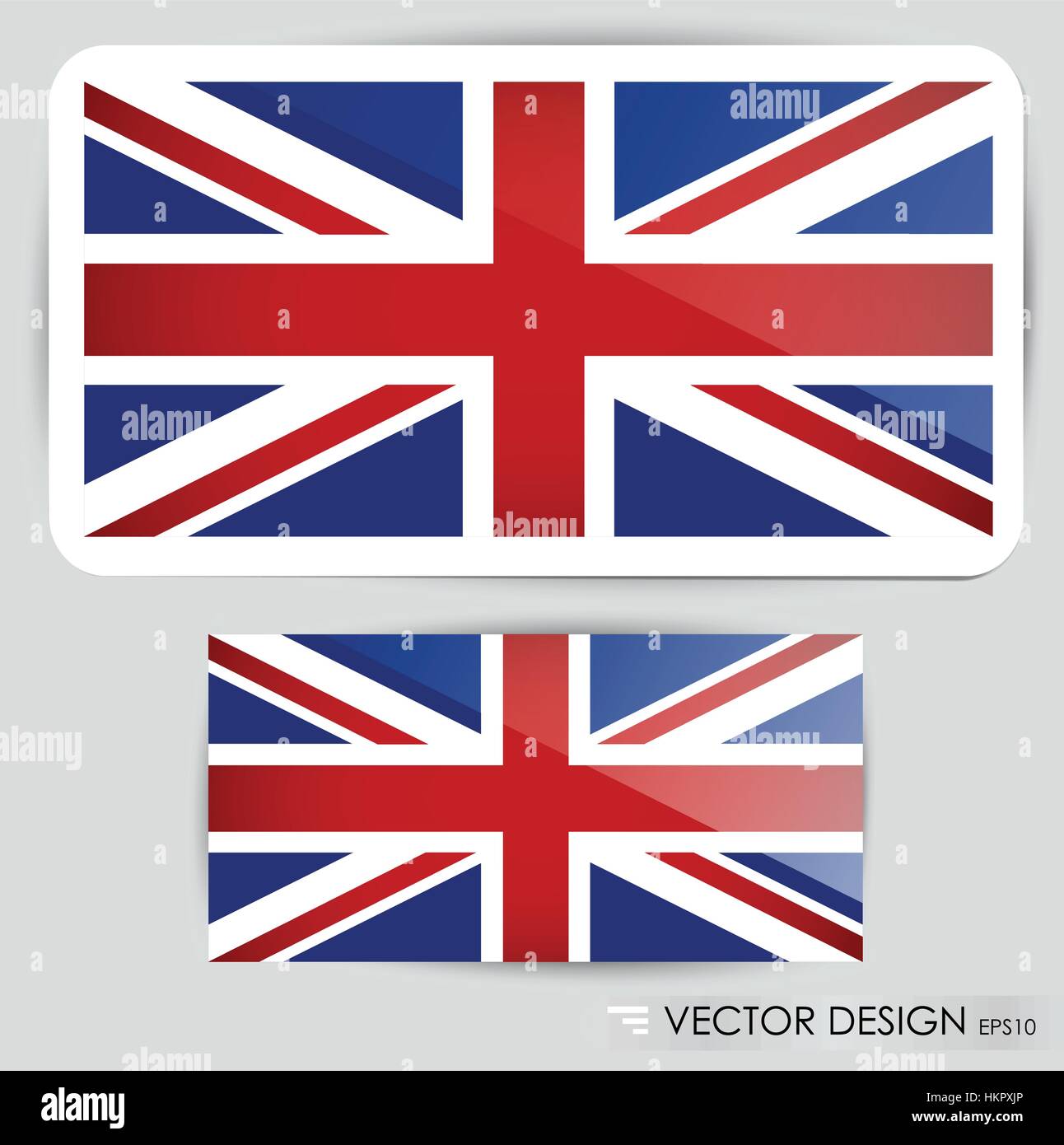 Regno Unito bandiera. Illustrazione Vettoriale. Illustrazione Vettoriale