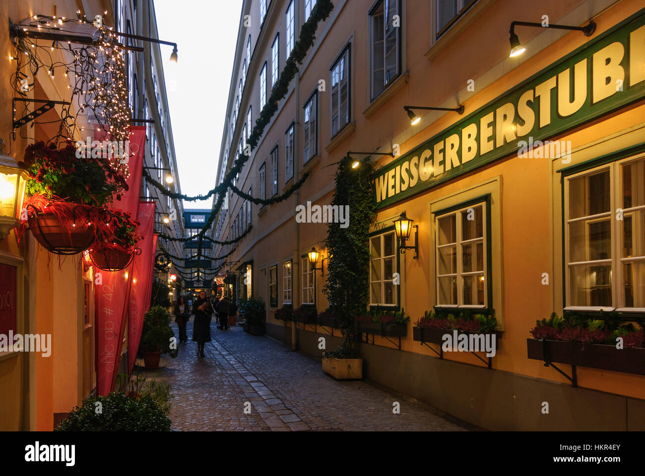Wien, Vienna: Sünnhof: attraverso lo stile Biedermeier, 03., Wien, Austria Foto Stock