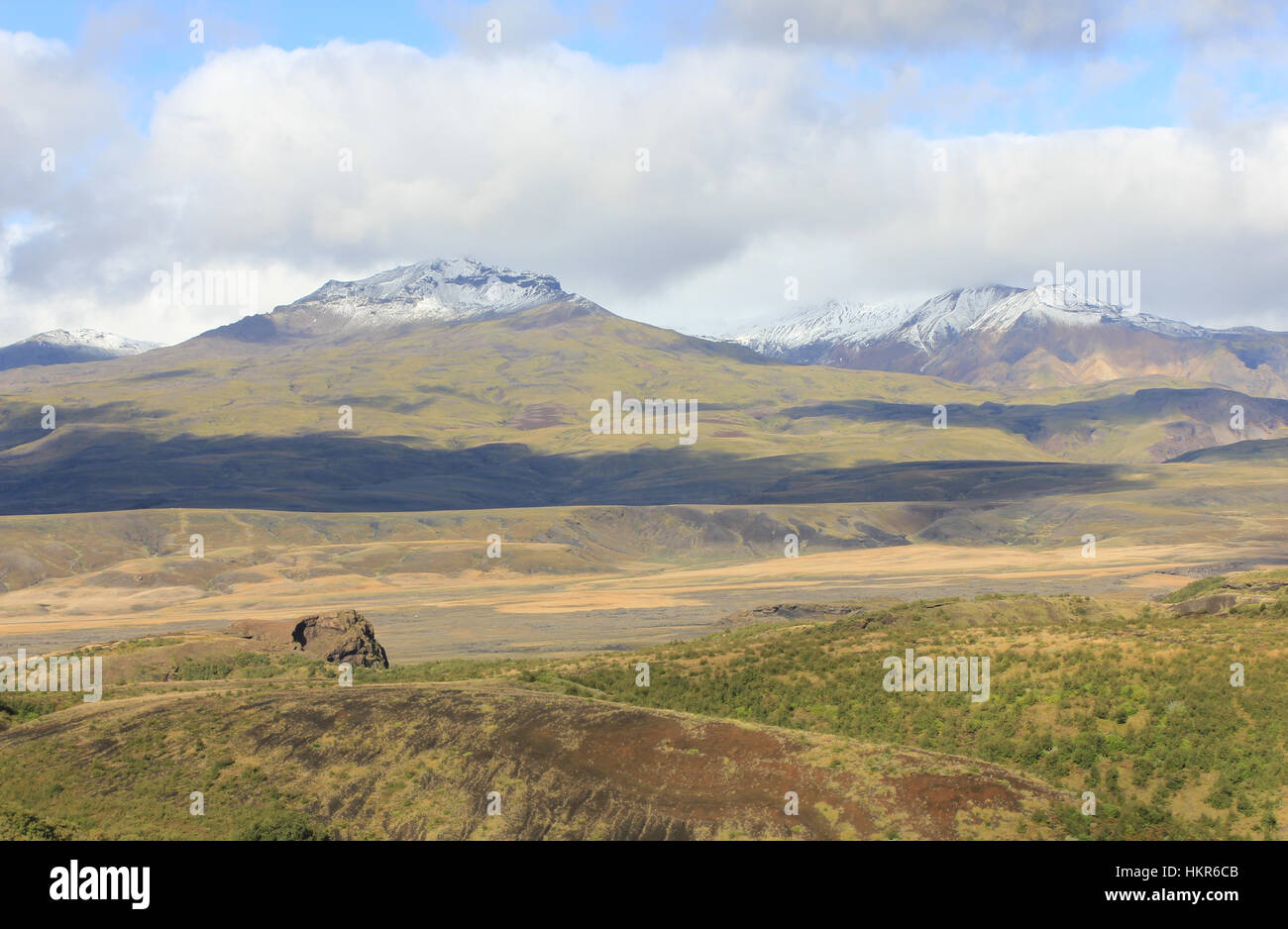 Islanda Thorsmork paesaggio del Parco Nazionale Foto Stock