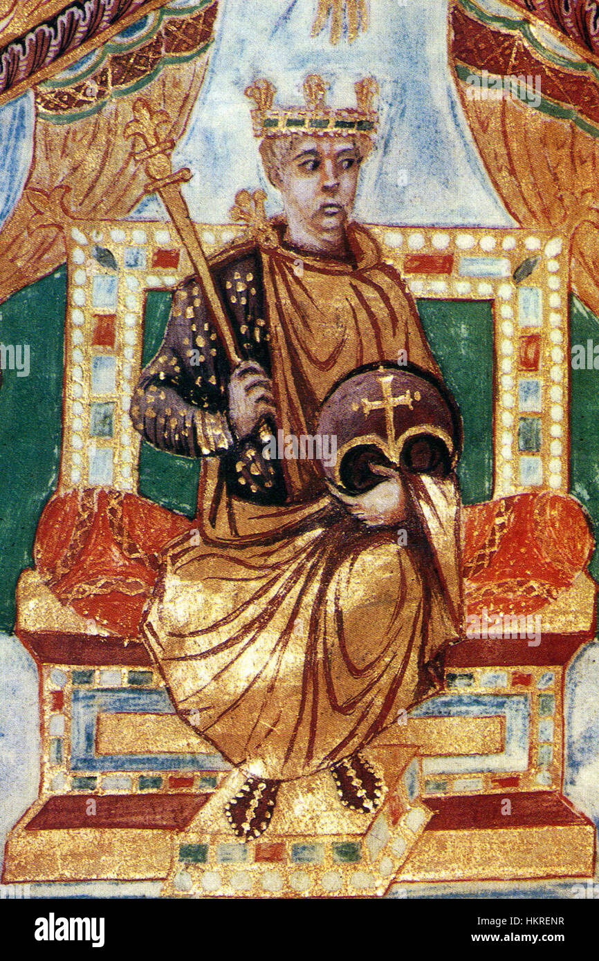 Questo ritratto di Carlo II, imperatore del Sacro Romano Impero, cattura il suo comportamento regale e l'autorità della sua posizione. L'opera riflette la grandezza imperiale del Sacro Romano Impero durante la fine del XVII secolo, concentrandosi sulla sua leadership e statura reale. Foto Stock