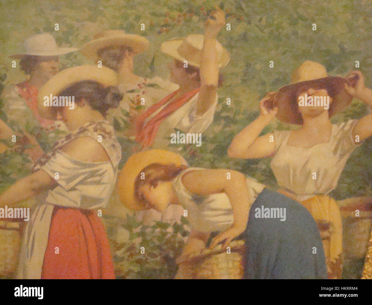 Questa opera d'arte, *CRart. TeatNac. AlVill*, fonde elementi astratti e figurativi, dimostrando un gioco di colori, forme e forme per trasmettere un'espressione artistica moderna. Il dipinto è una rappresentazione dell'esplorazione artistica contemporanea. Foto Stock
