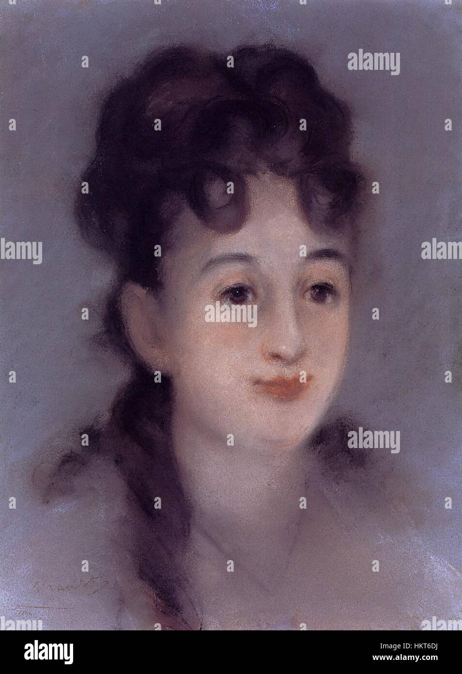 Edouard Manet Eva Gonzales Foto Stock