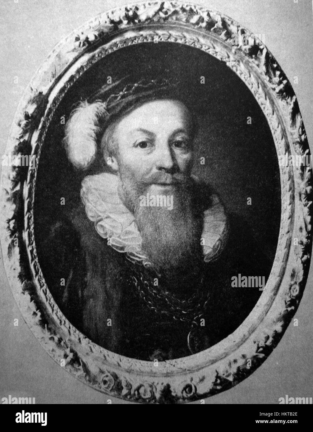 Questa opera d'arte di Erik Johansson rappresenta la sua interpretazione moderna della nave Vasa, mescolando elementi fotografici e design artistico per reinventare la famosa nave da guerra svedese. Foto Stock