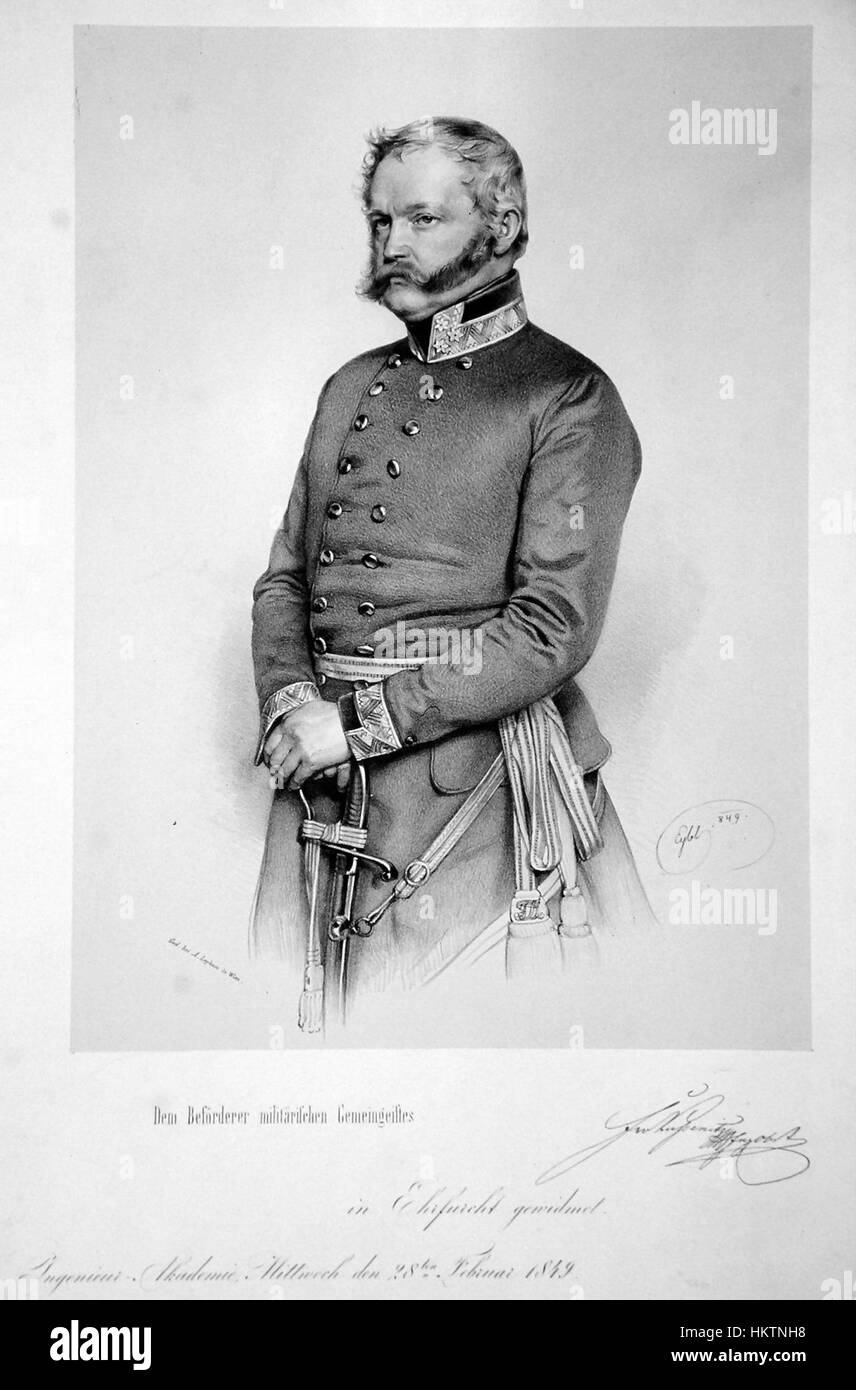 Una litografia di Franz Kussenitz, che mostra la sua abilità di catturare dettagli intricati e contrasti drammatici in una stampa. L'opera riflette la precisione dell'artista e la sua attenzione all'arte tecnica nel XIX secolo. Foto Stock