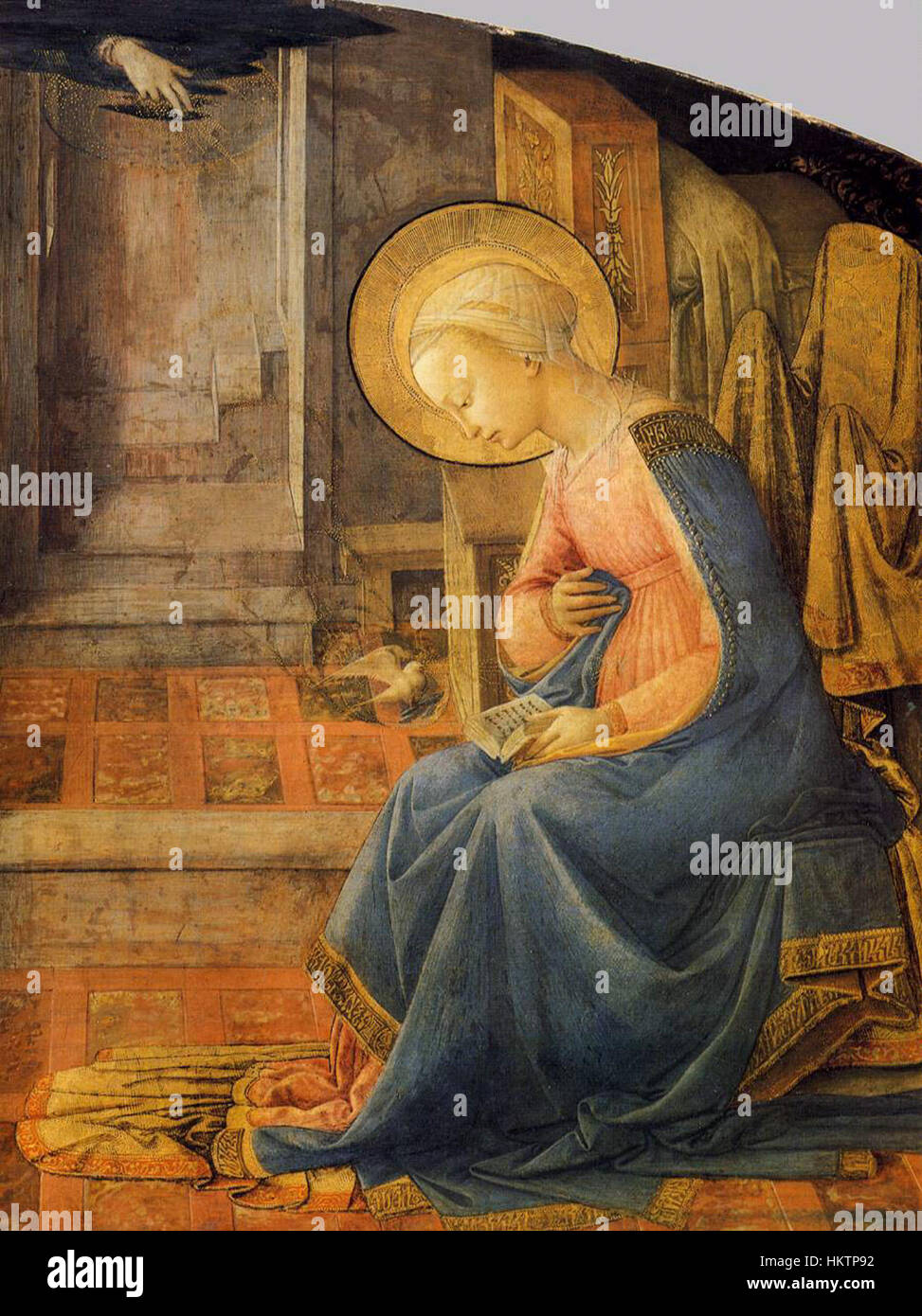 Fra Filippo Lippi - Annunciazione (dettaglio) - WGA13233 Foto Stock