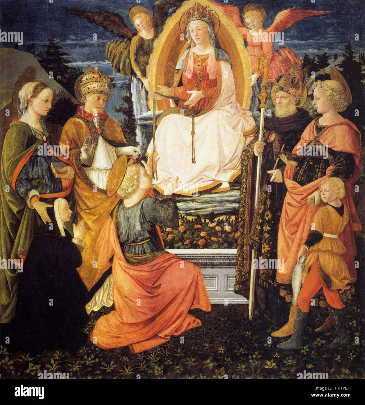 Fra Filippo Lippi - Madonna della Cintola - WGA13248 Foto Stock