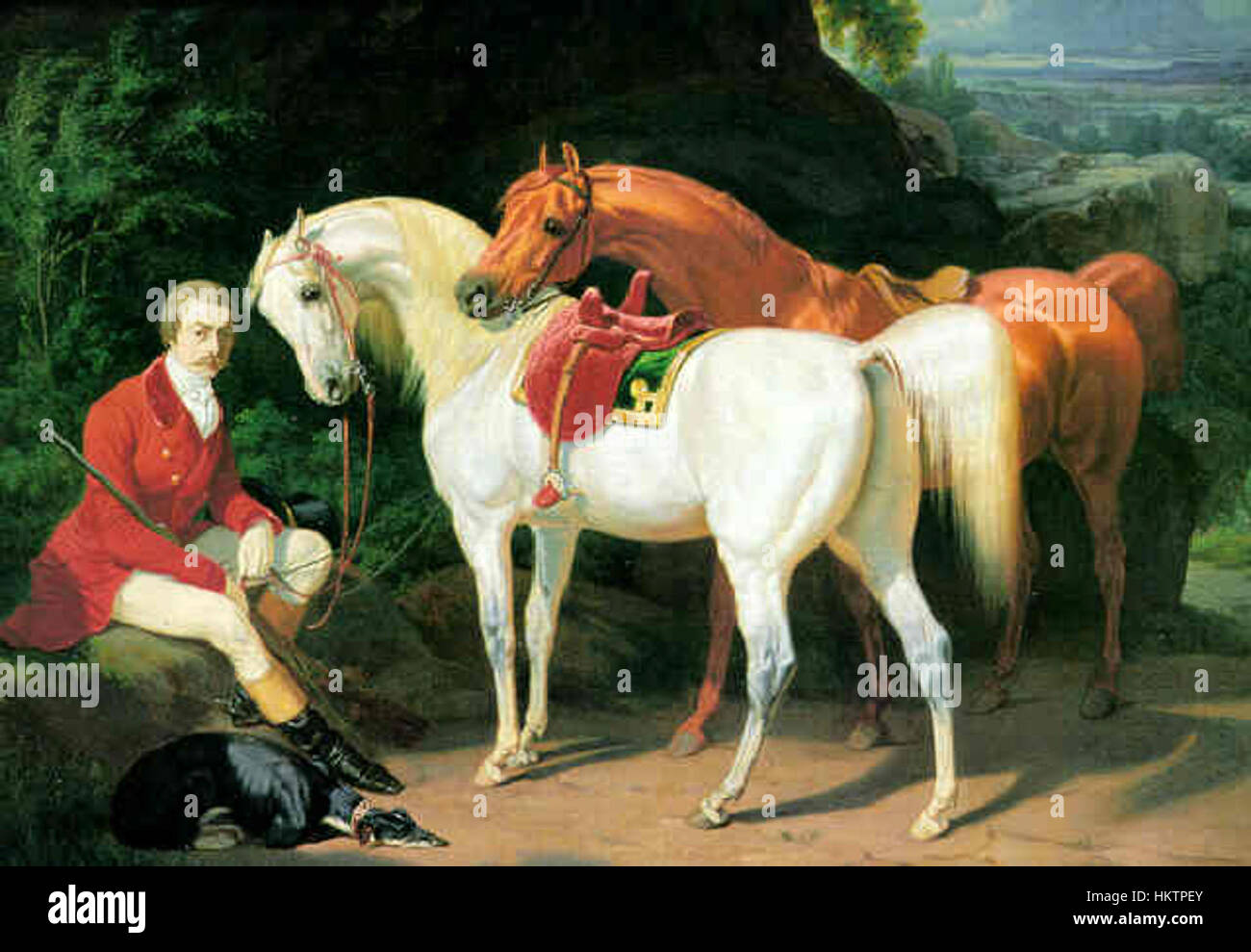 Il *A Winner* di Frederick August Wenderoth è un'opera d'arte che riflette lo stile artistico del XIX secolo. Le sue opere spesso esploravano la ritrattistica e le scene di genere, mostrando realismo dettagliato ed estetica d'epoca. Foto Stock