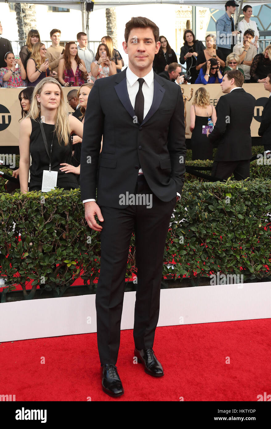 Los Angeles, CA, Stati Uniti d'America. 29 gen, 2017. 29 Gennaio 2017 - Los Angeles, California - John Krasinski. Xxiii edizione Screen Actors Guild Awards che si è tenuto presso il Santuario Expo Hall. Credito foto: F. Sadou/AdMedia Credito: F. Sadou/AdMedia/ZUMA filo/Alamy Live News Foto Stock