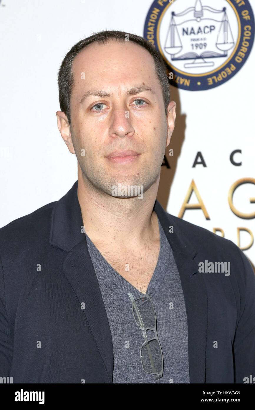 Adam Mansbach presso gli arrivi per 48th NAACP Image Awards Nominees' Pranzo, Loews Hotel Hollywood, Los Angeles, CA 28 gennaio 2017. Foto di: Priscilla concedere/Everett Collection Foto Stock