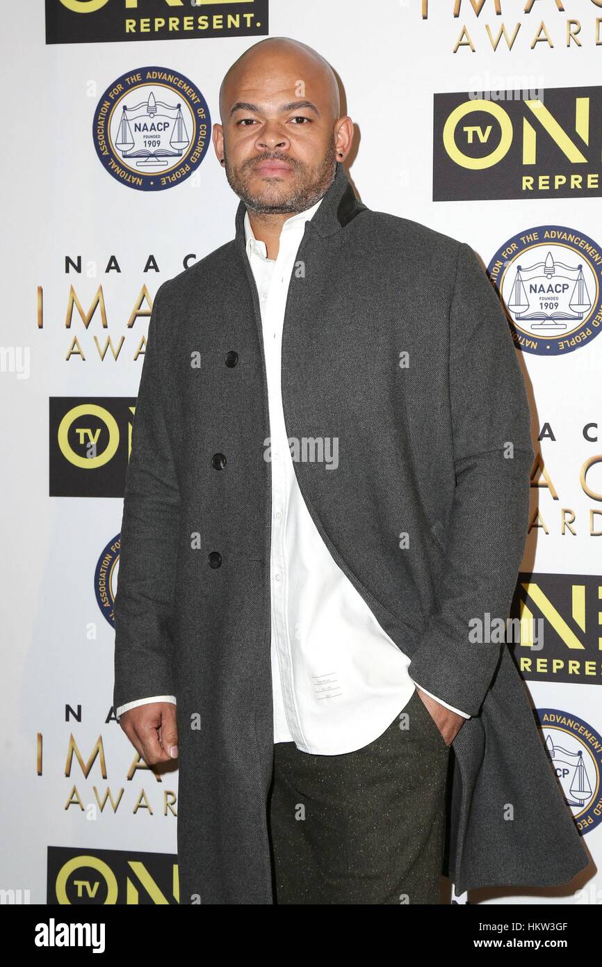 Anthony Hemmingway presso gli arrivi per 48th NAACP Image Awards Nominees' Pranzo, Loews Hotel Hollywood, Los Angeles, CA 28 gennaio 2017. Foto di: Priscilla concedere/Everett Collection Foto Stock