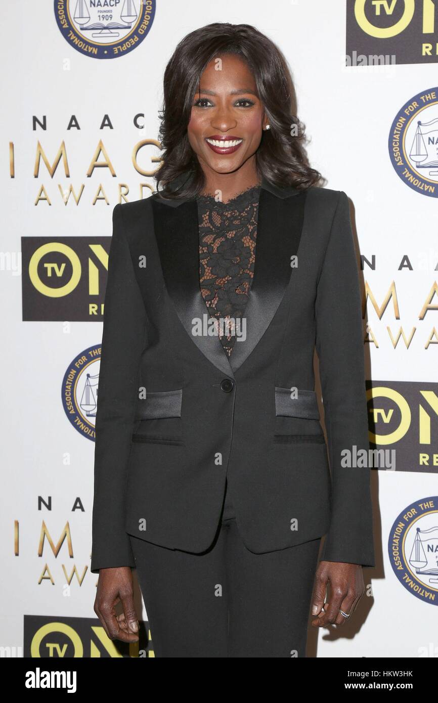 Rutina Wesley presso gli arrivi per 48th NAACP Image Awards Nominees' Pranzo, Loews Hotel Hollywood, Los Angeles, CA 28 gennaio 2017. Foto di: Priscilla concedere/Everett Collection Foto Stock