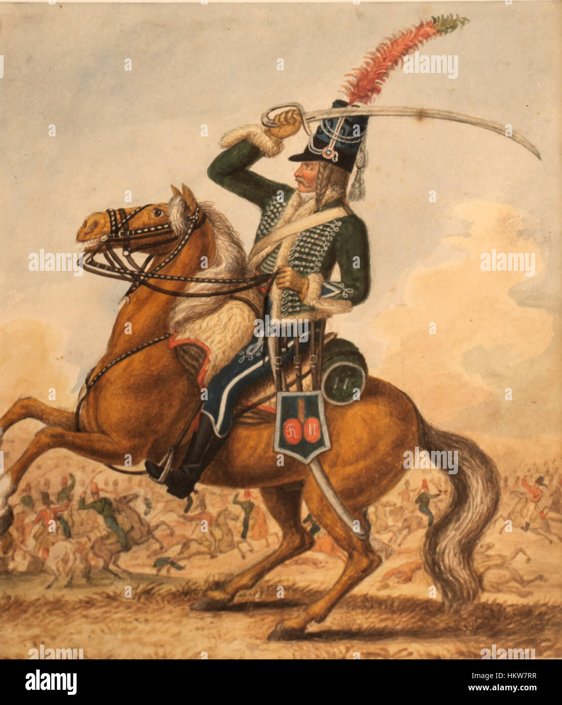 Cavaliere francese-Dumoulin-IMG 5494 Foto Stock