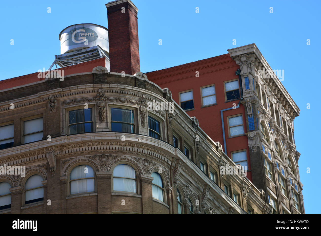 Lo storico edificio di Wilson a Dallas è stata completata nel 1904. Foto Stock