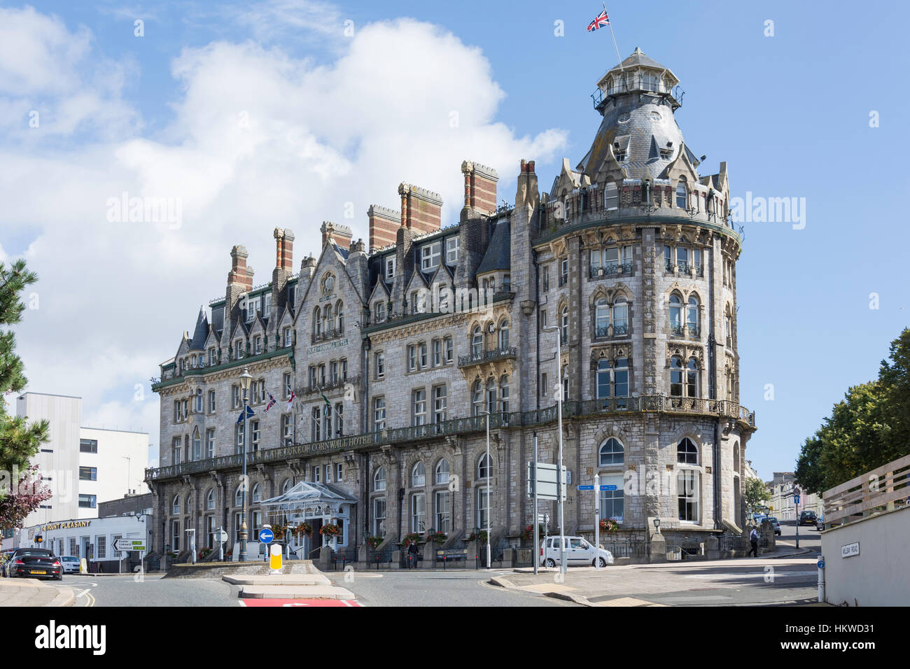 Il Duca di Cornovaglia Hotel, Millbay Road, Plymouth, Devon, Inghilterra, Regno Unito Foto Stock