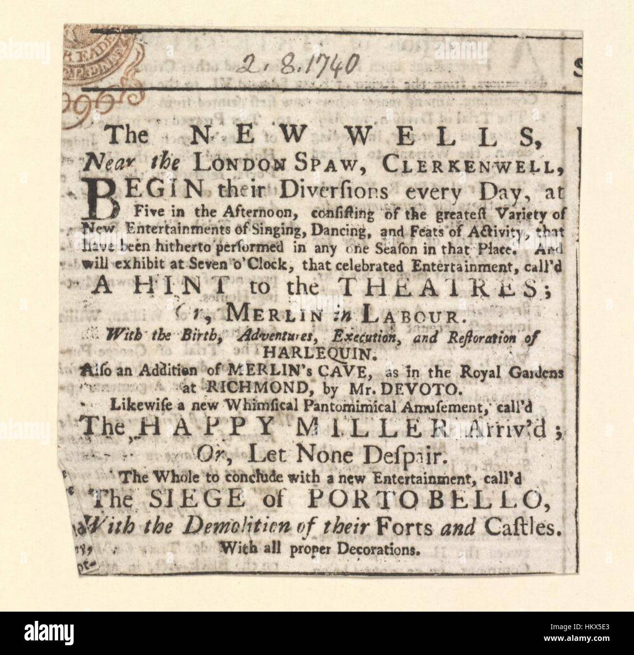 "New Wells Near the London Spaw, Clerkenwell" è una stampa dei primi anni del XIX secolo che mostra una scena di Clerkenwell, un quartiere di Londra. La stampa illustra l'area intorno alla storica London Spaw, una nota stazione termale e luogo terapeutico durante il periodo. Foto Stock