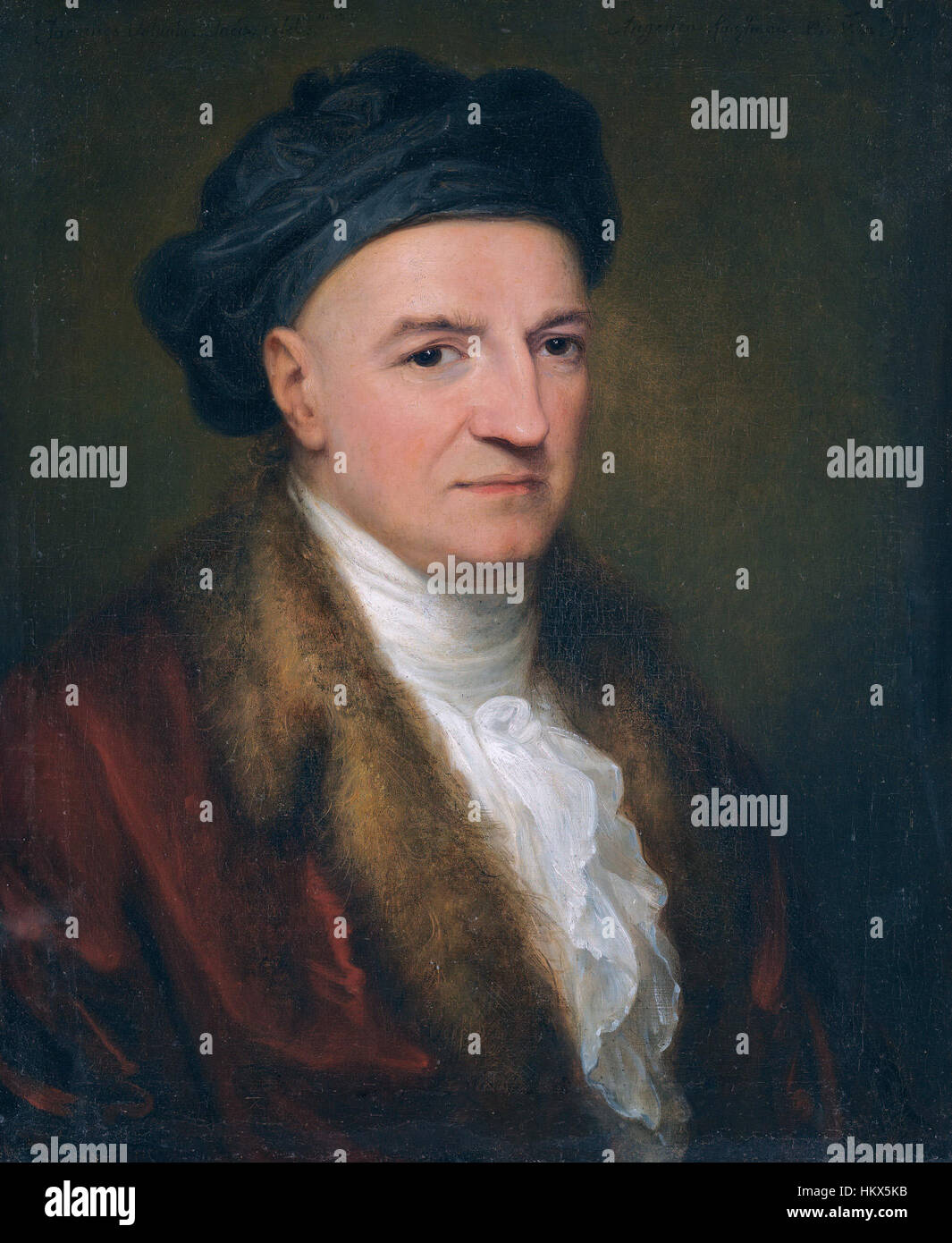 Il ritratto di Giovanni Volpato di Angelica Kauffmann, realizzato alla fine del XVIII secolo, cattura l'importante scultore veneziano. L'opera riflette l'abilità di Kauffmann nel ritrarre figure intellettuali del periodo. Foto Stock