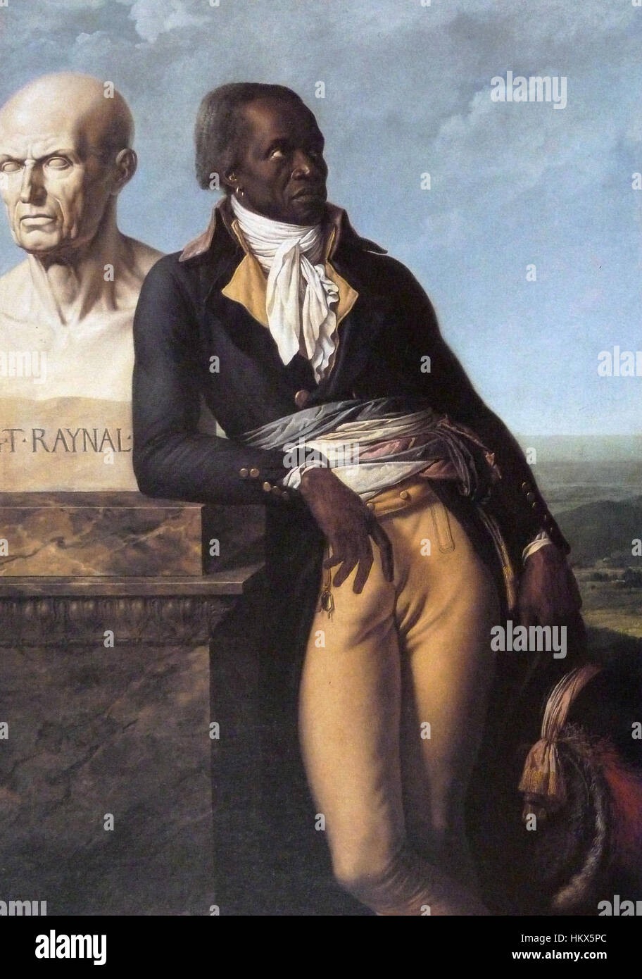 Il dipinto 'Girodet le citoyen Belley' di Anne-Louis Girodet, creato nel 1798, ritrae Jean-Baptiste Belley, un ex schiavo e politico. Il ritratto evidenzia la dignità e il significato politico del soggetto durante la Rivoluzione francese. Foto Stock