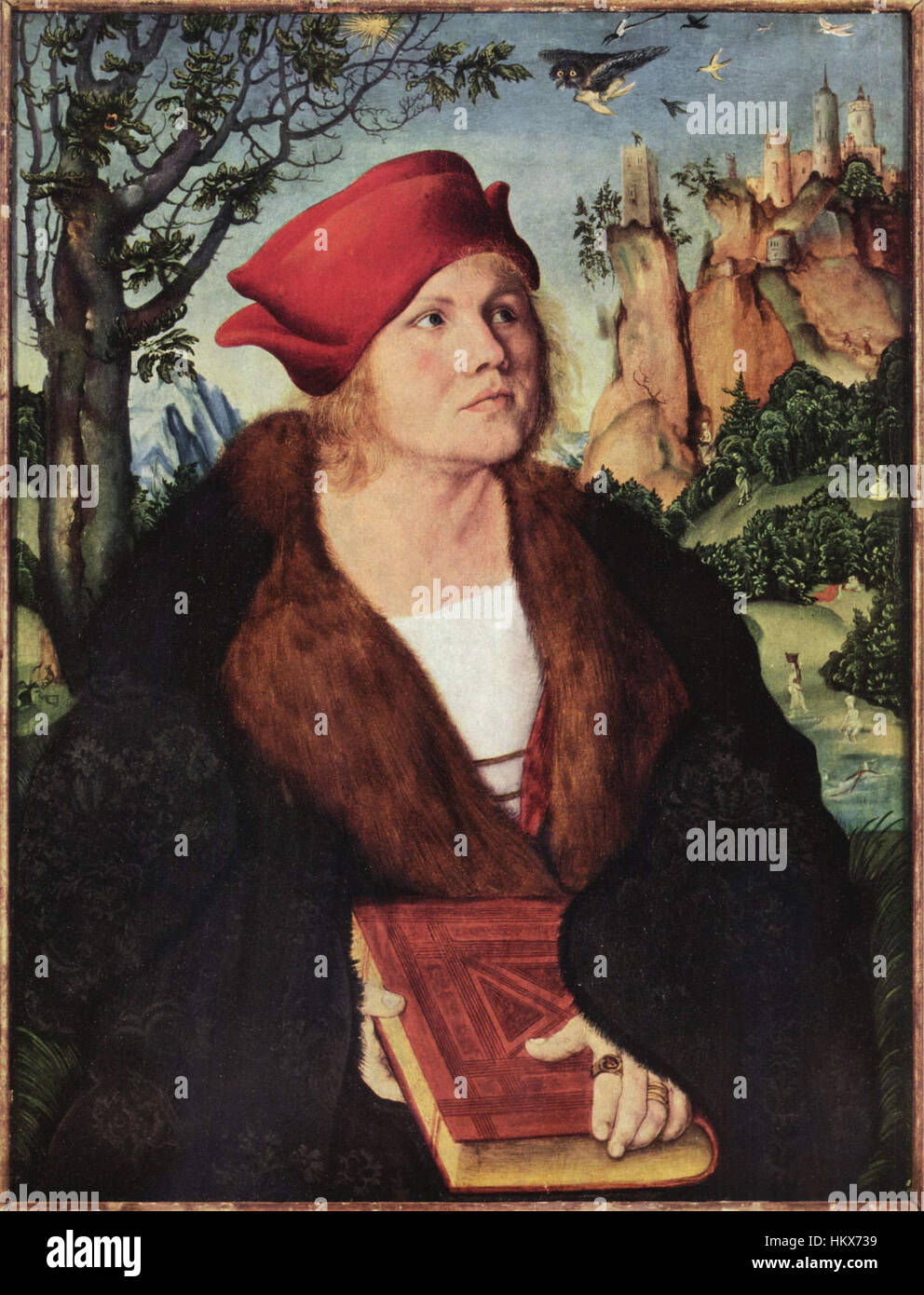 Lucas Cranach (MI) - Il Dottor Johannes Cuspinian Foto Stock