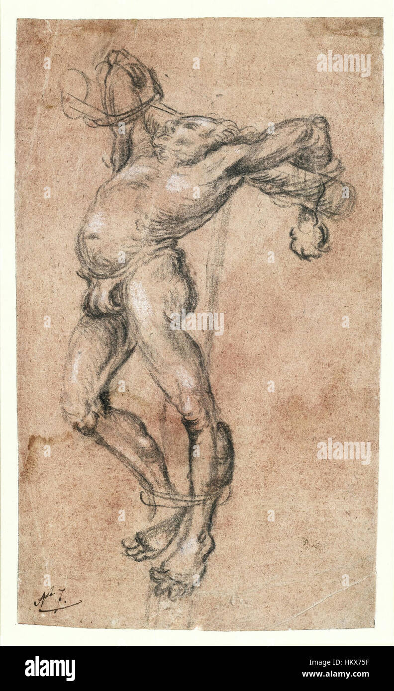 Lucas Cranach il Vecchio - ladro sulla croce, rivolto verso sinistra - Google Art Project Foto Stock