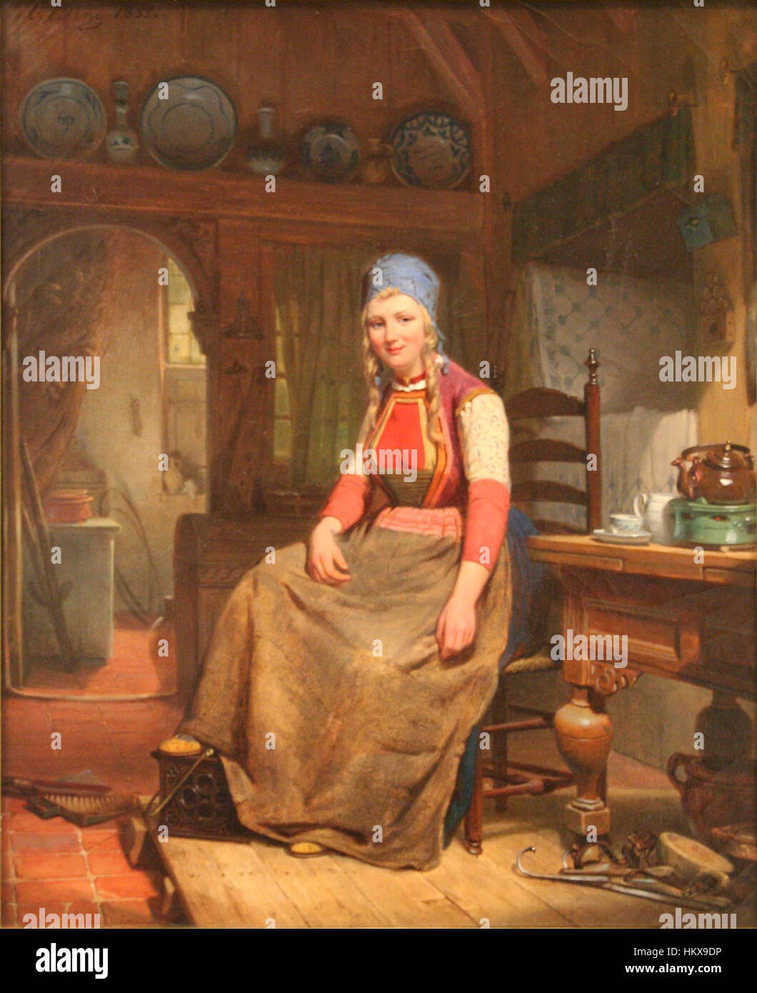 Bing-femme de Schokland Foto Stock