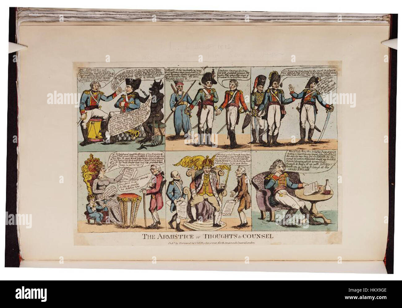 Un dipinto della collezione Bodleian Libraries, intitolato "l'armistizio o pensieri per il Consiglio", che raffigura un momento riflettente dopo la fine della prima guerra mondiale Foto Stock